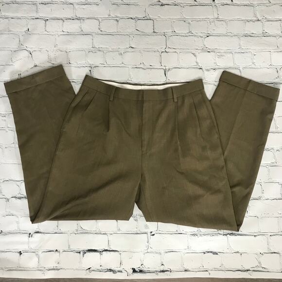 Men Brown Louis Raphael Trouser - Picture 1 of 8